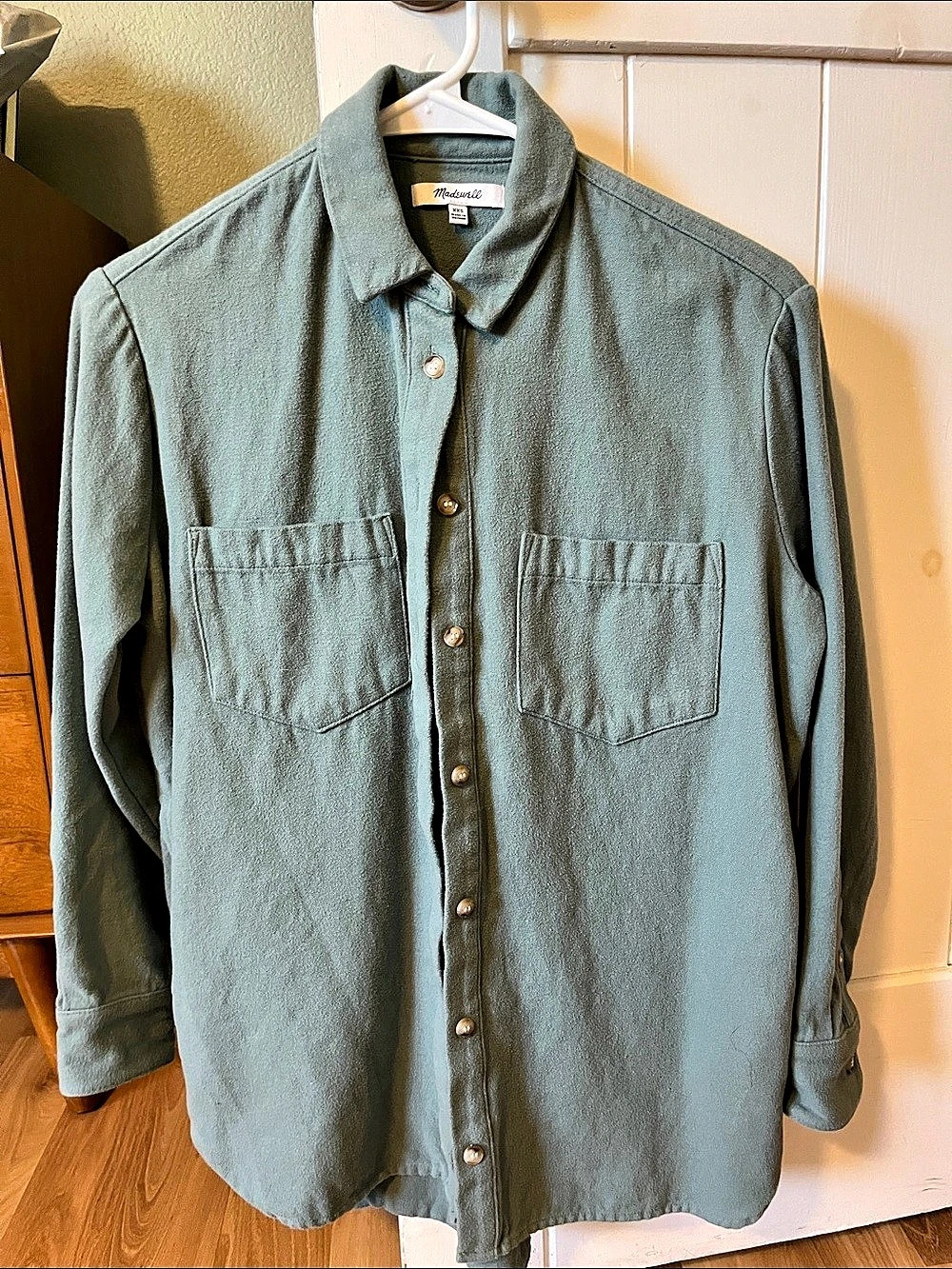 Madewell Women’s Green Shirt Jacket Like New